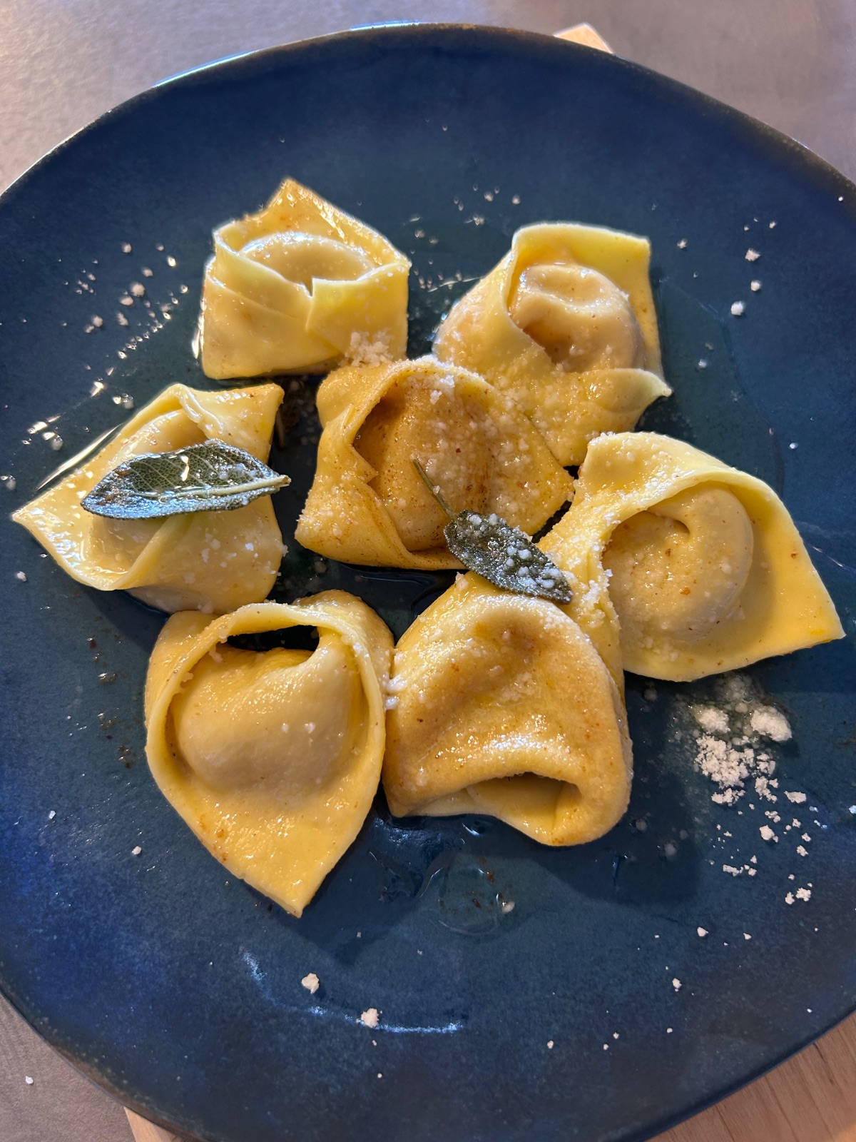 TORTELLI CON LA ZUCCA AL BURRO E SALVIA